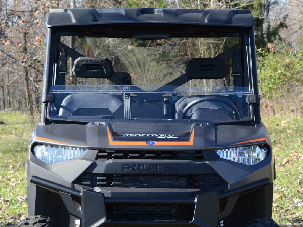 Scratch Resistant Half Windshield for Polaris Ranger 1000 Diesel/Crew (2017–2023)