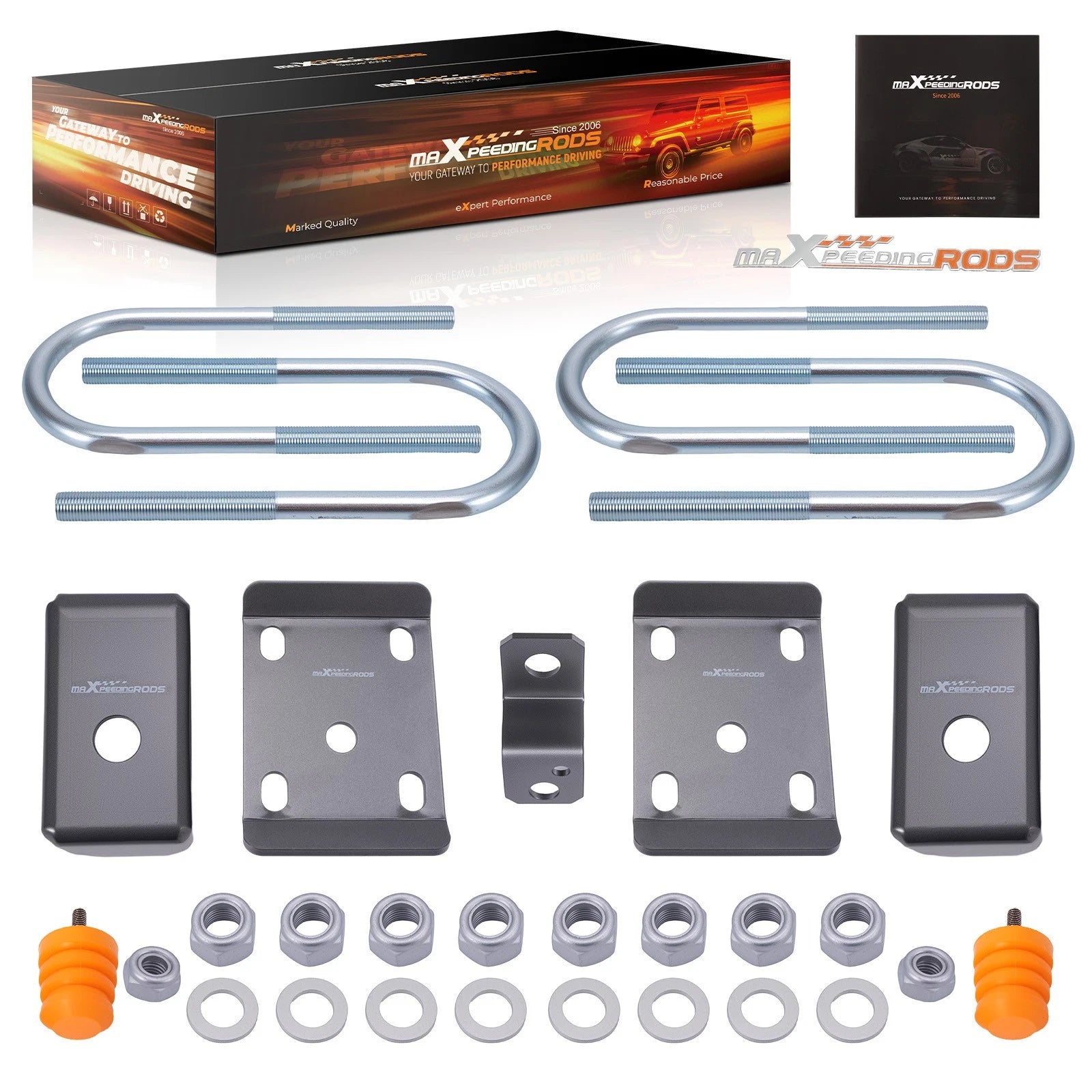 6 Inch Rear Suspension Lowering Kit for Ford F150 (1997–2004) Steel