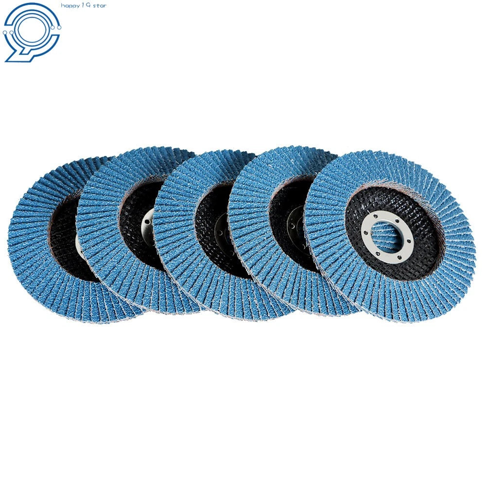 Set of 200 Zirconia Flap Discs 4.5" 40 Grit for Sanding
