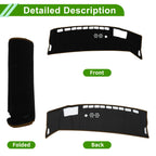 Dashboard Cover for Kia Niro (EV/PHEV/HEV) (2023–2025) Hud Polyester Black Brown