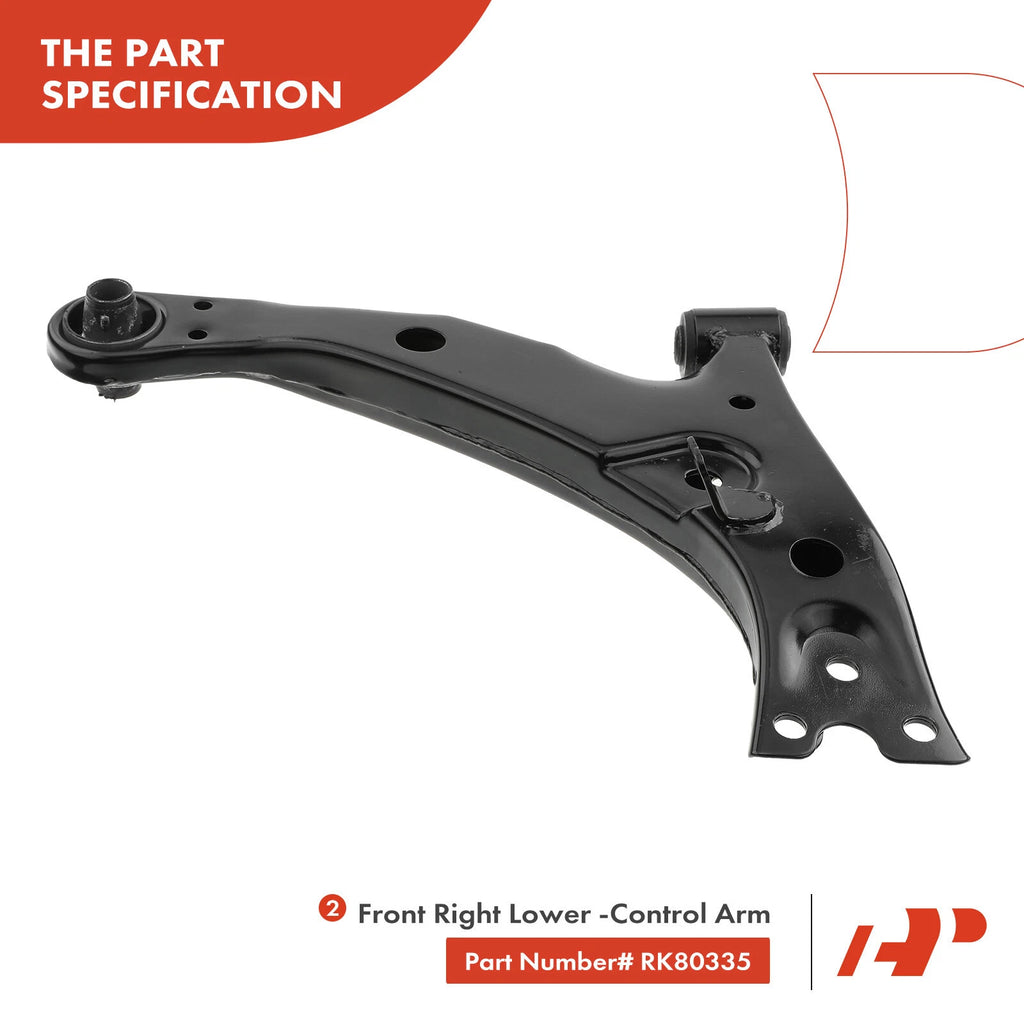 Front Lower Control Arm Sway Bar Tie Rod for Toyota Corolla (1996-2002)