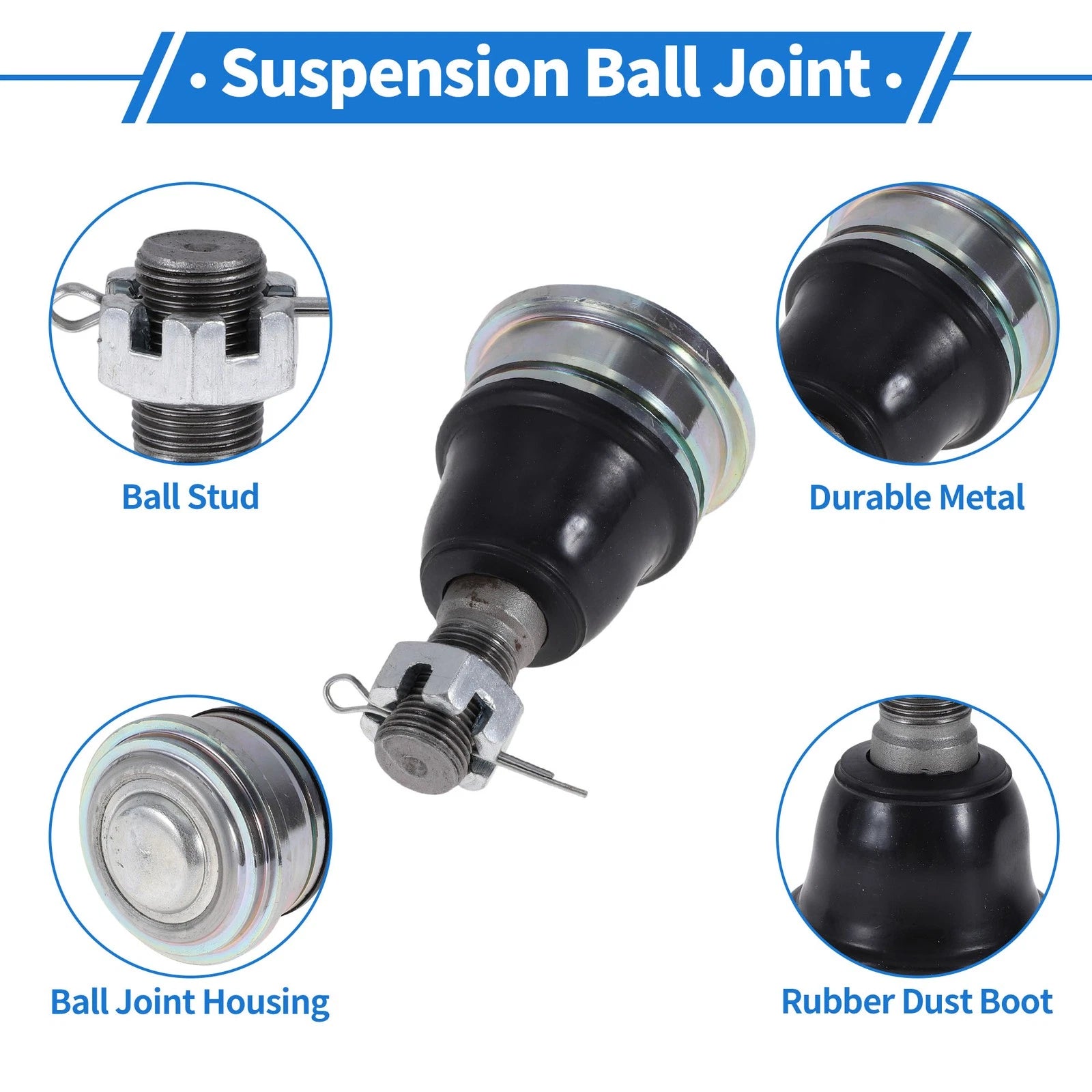 2 Pcs Front Lower Ball Joints for Nissan Frontier (1998–2004) No.K500038/545003S525
