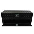 Aluminum Underbody Tool Box for Truck (48"X18"X20") - Black