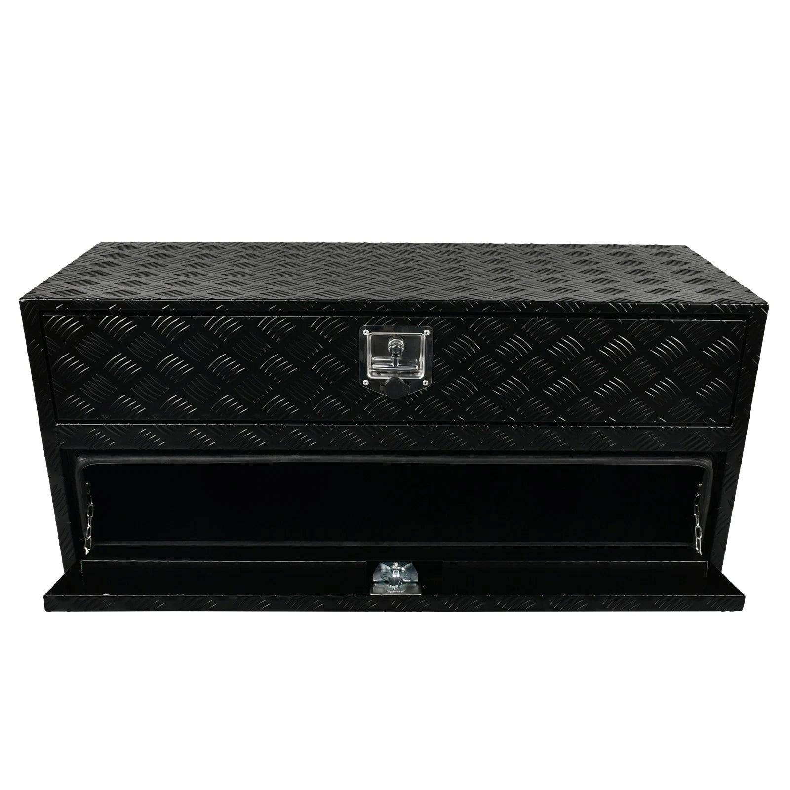 Aluminum Underbody Tool Box for Truck (48"X18"X20") - Black
