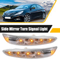2X LED Front Side Mirror Turn Signal Light for Hyundai Sonata (2011–2014)
