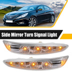 2X LED Front Side Mirror Turn Signal Light for Hyundai Sonata (2011–2014)