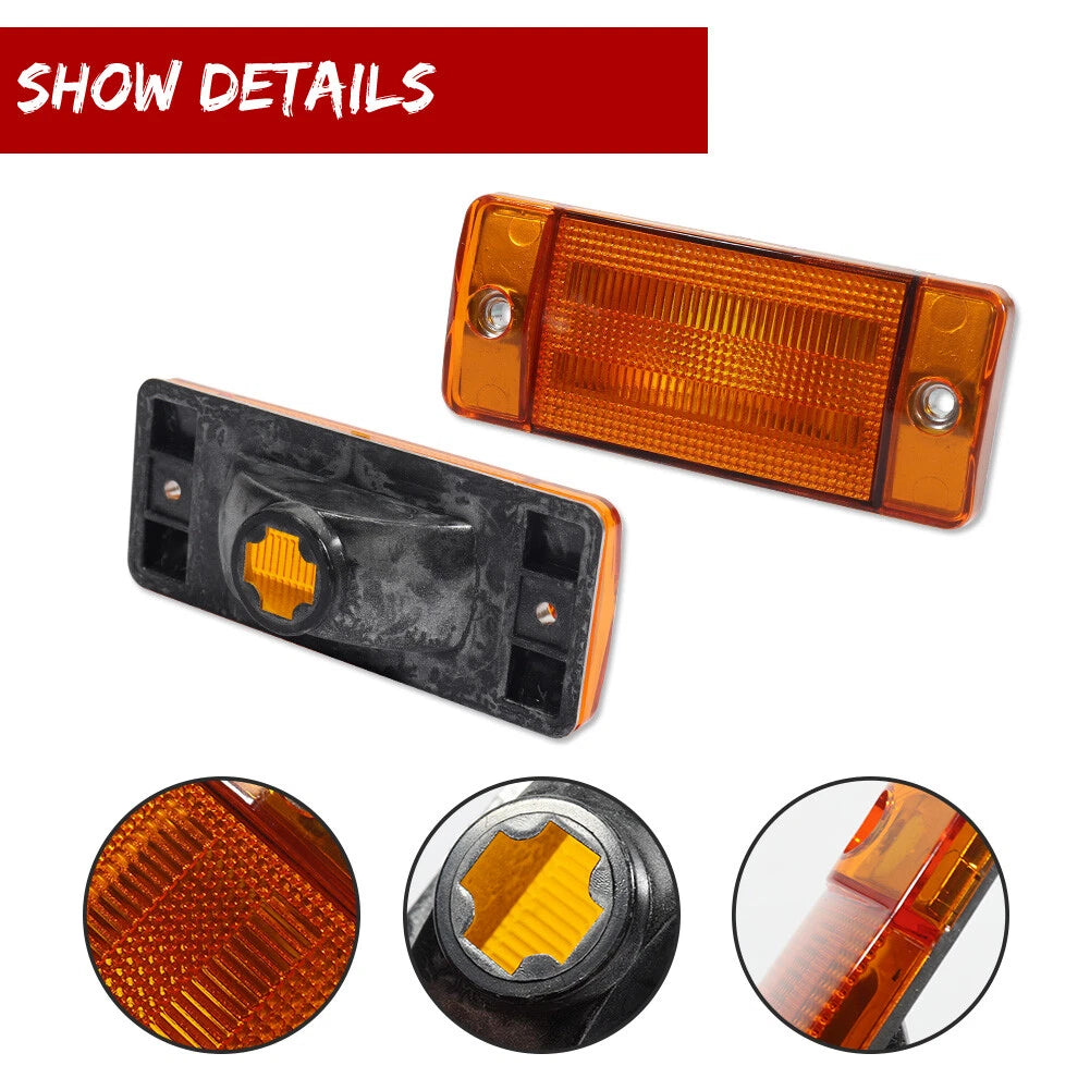 Side Marker for Ford F-100 F-250 F-350 (1970–1972) Front & Rear