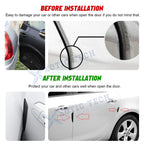 Real Carbon Fiber Side Door Edge Protection Guards for Exact Car (2019-2024)