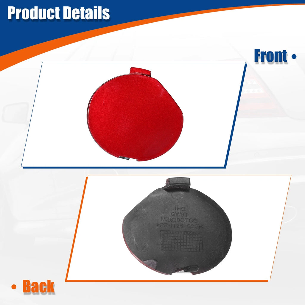 Tow Hook Cover for Mazda 6 Atenza (2018–2021) No.GW6T50A11AA Red