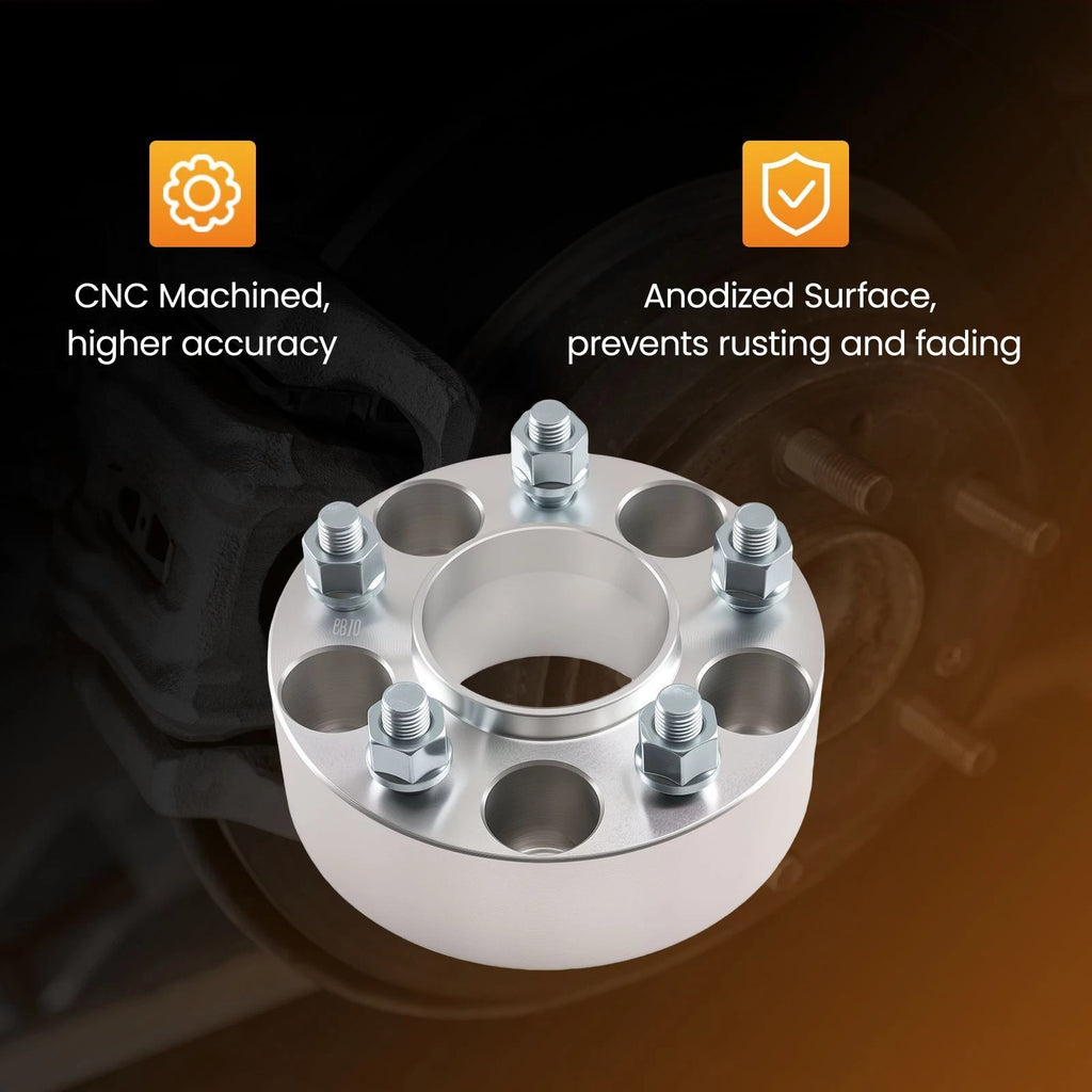 2 Inch Wheel Spacers for Ford Crown Victoria Mustang (1992–2014) M12x1.5