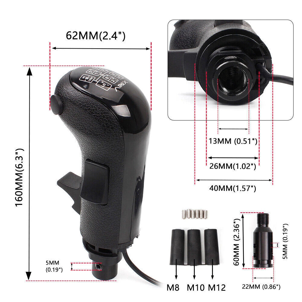 Shifter Knob for Logitech G25 G27 G29 TH8A FANATEC USB