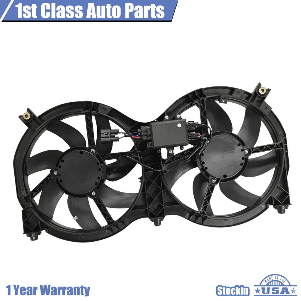 Radiator and Condenser Fan with Module for Nissan Pathfinder Infiniti QX60 (2013–2020)