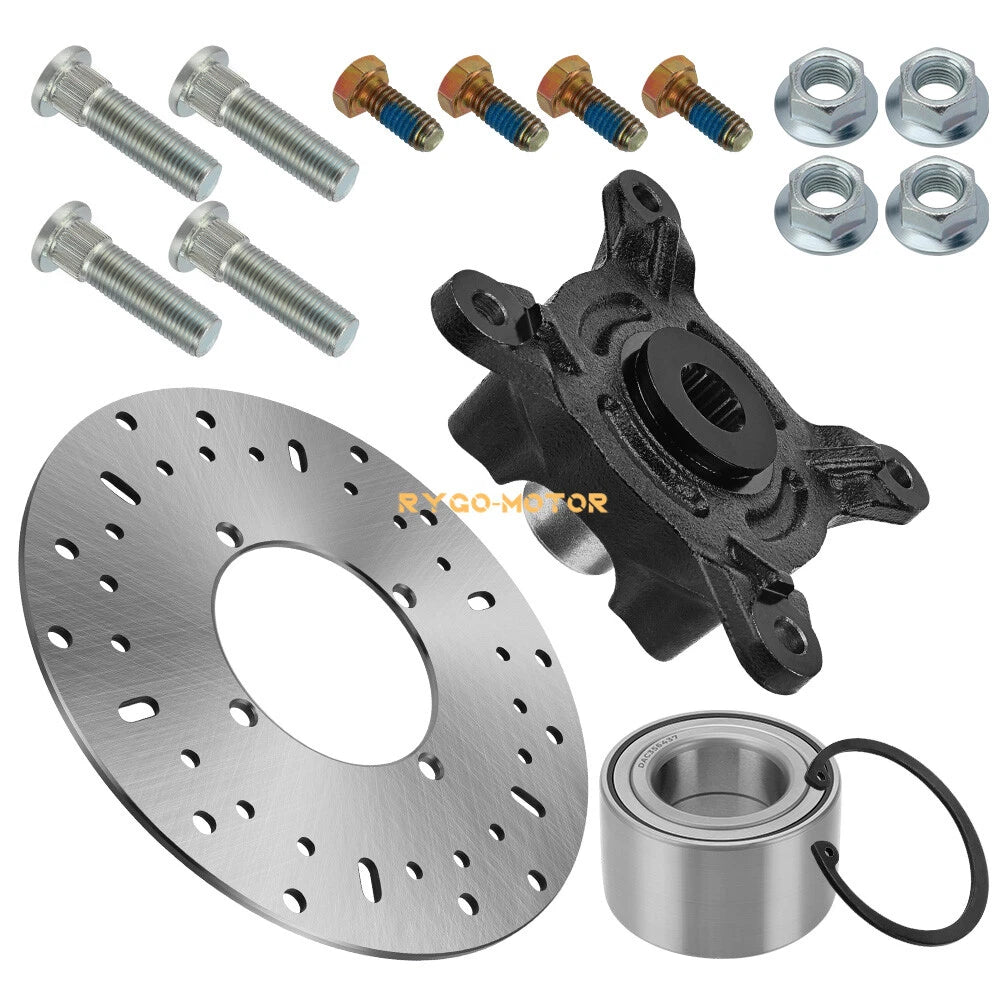 Front Wheel Hub & Disc Rotor Bearing Kit for Polaris Ranger 500 570 EV (2017–2024)