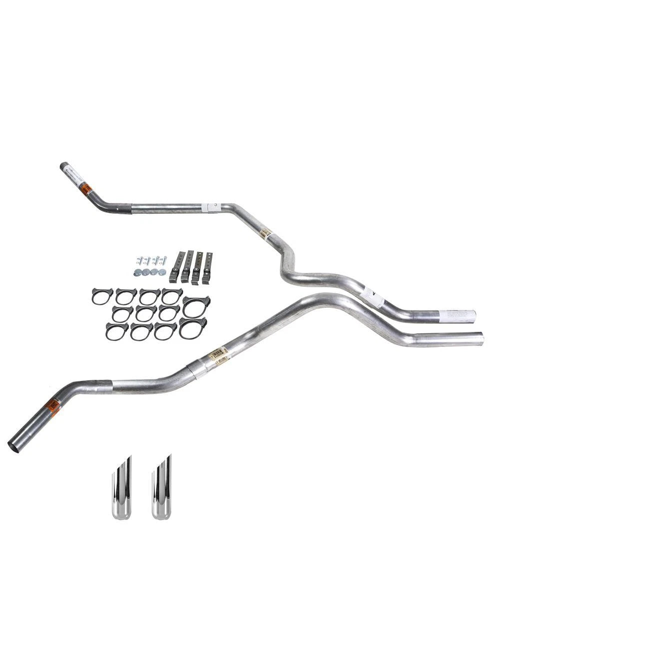 Dual Exhaust Pipe for Silverado 88–95 (2.5" No Muffler, SW Tip)