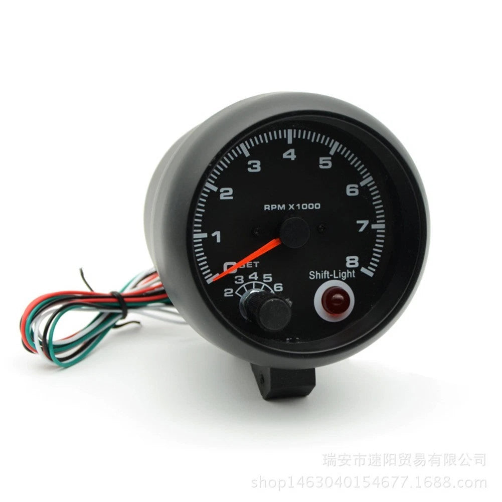 Engine Tachometer 12V Speed Gauge for Vehicle (468 Cylinders)