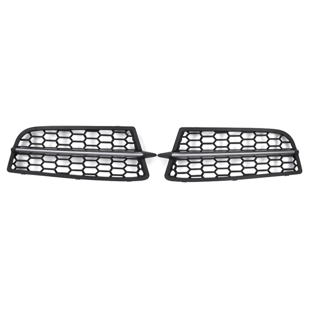 Pair Honeycomb Front Bumper Fog Light Grille for BMW 1-Series F20 F21 (2011–2015)