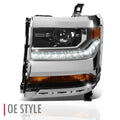 Projector Headlights for Chevrolet Silverado 1500 (2016–2018) Chrome