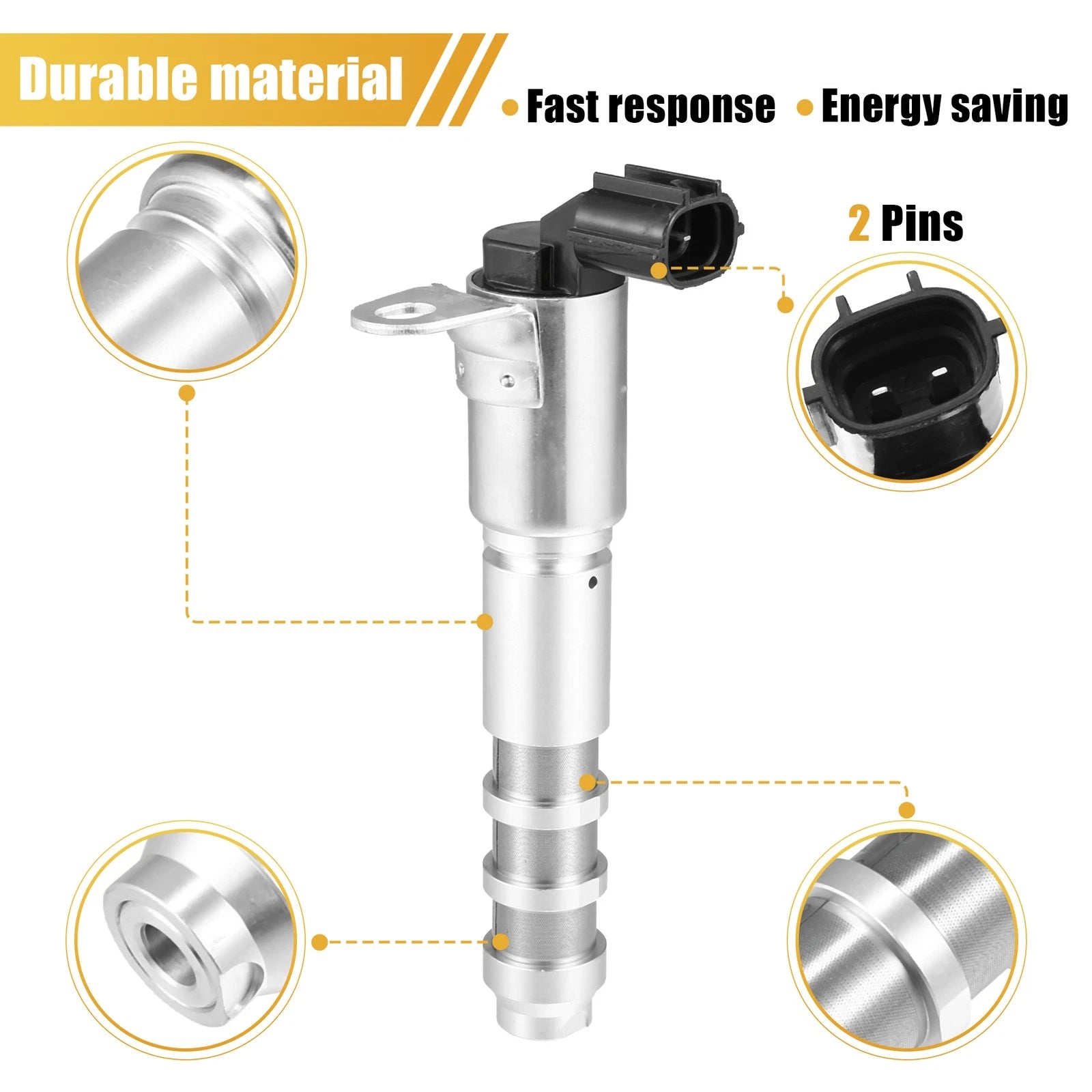 Camshaft Oil Control Valve VVT Solenoid for Cadillac ATS (2013–2015) 12636175