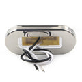 12V 3 SMD LED Red Signal Light Lamp for Truck Trailer RV Boat