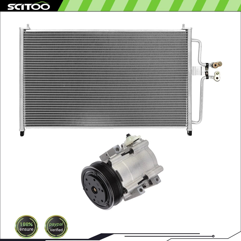 Condenser and Compressor for Ford Escape (2004–2007) & Mazda Tribute (2005–2006)