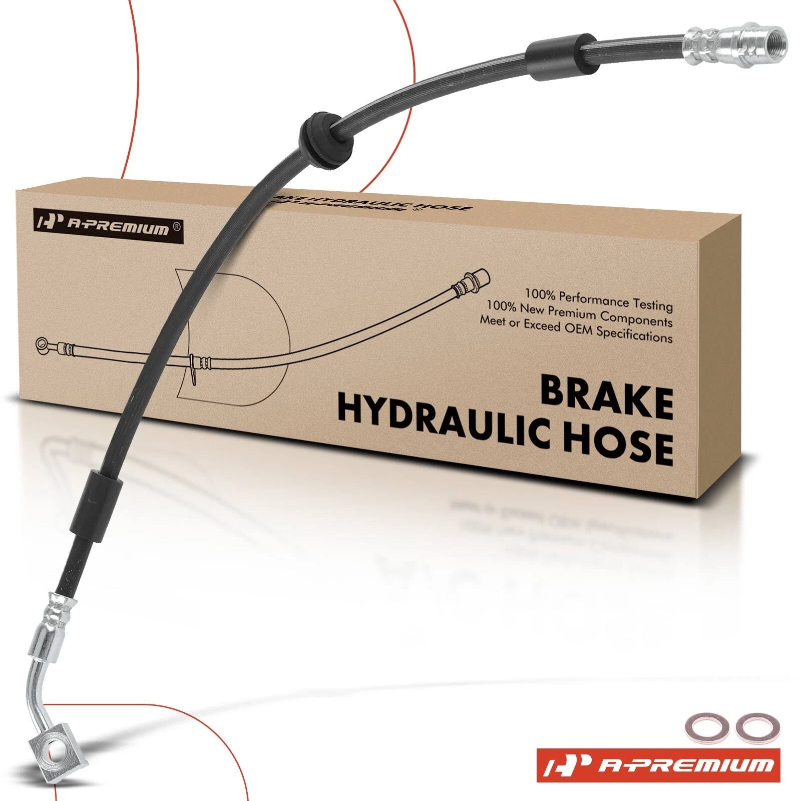 Front Left Brake Hydraulic Hose for Mercedes-Benz W205 (2015–2021)