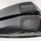 Set of 2 Black Speaker Saddlebag Lids for Harley Touring (2014–2023)