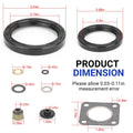 Engine Gaskets Seals Rebuild Kit for Kawasaki Mule 2510 3010 4010 (1998–2008)