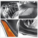 Right Side Headlight Lamp for Ford Transit 150-350 (2015–2023) Black