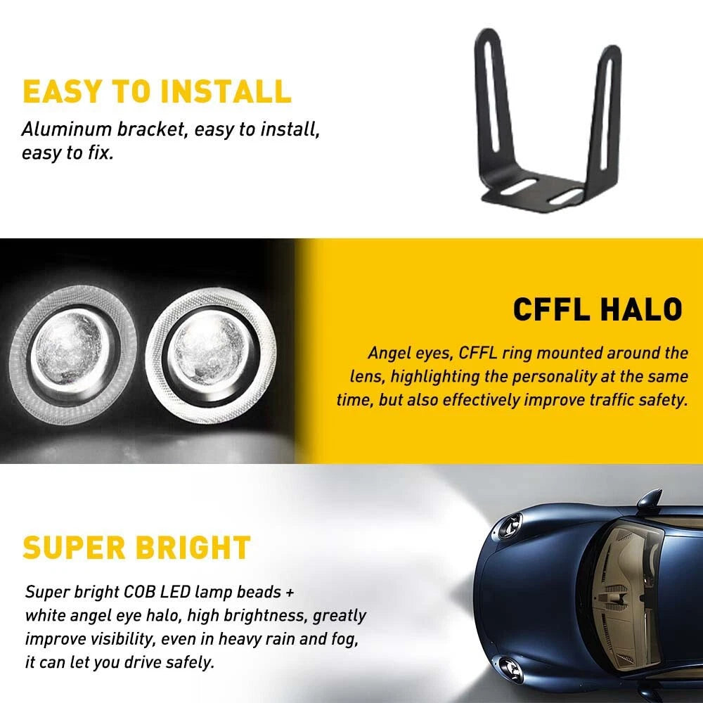2X 3157 LED Backup Reverse Lights for Ford F-150 (1994–2008) 6000K