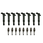 8X Ignition Coils & Spark Plugs for Jeep Liberty Dodge Ram Chrysler Aspen (2002–2012)
