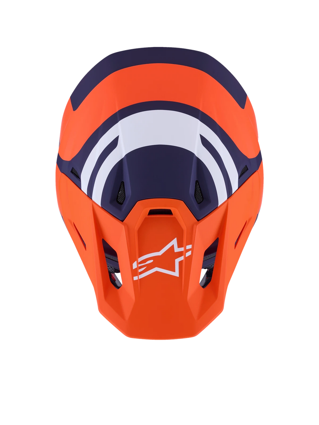 Alpinestars SM7 Core Helmet for Offroad (Small, Orange/Blue Matte)