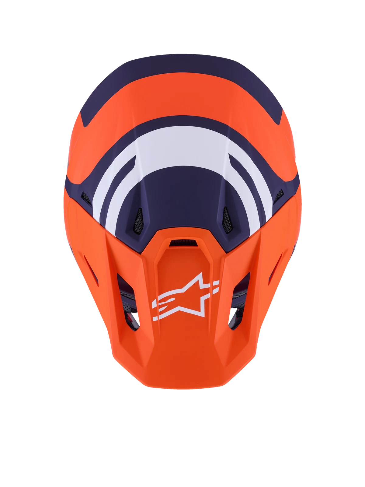 Alpinestars SM7 Core Helmet for Offroad (Small, Orange/Blue Matte)