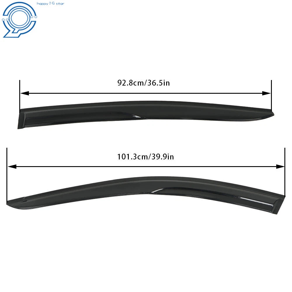 Set of 4 Window Visors for Nissan Altima (2019-2023)