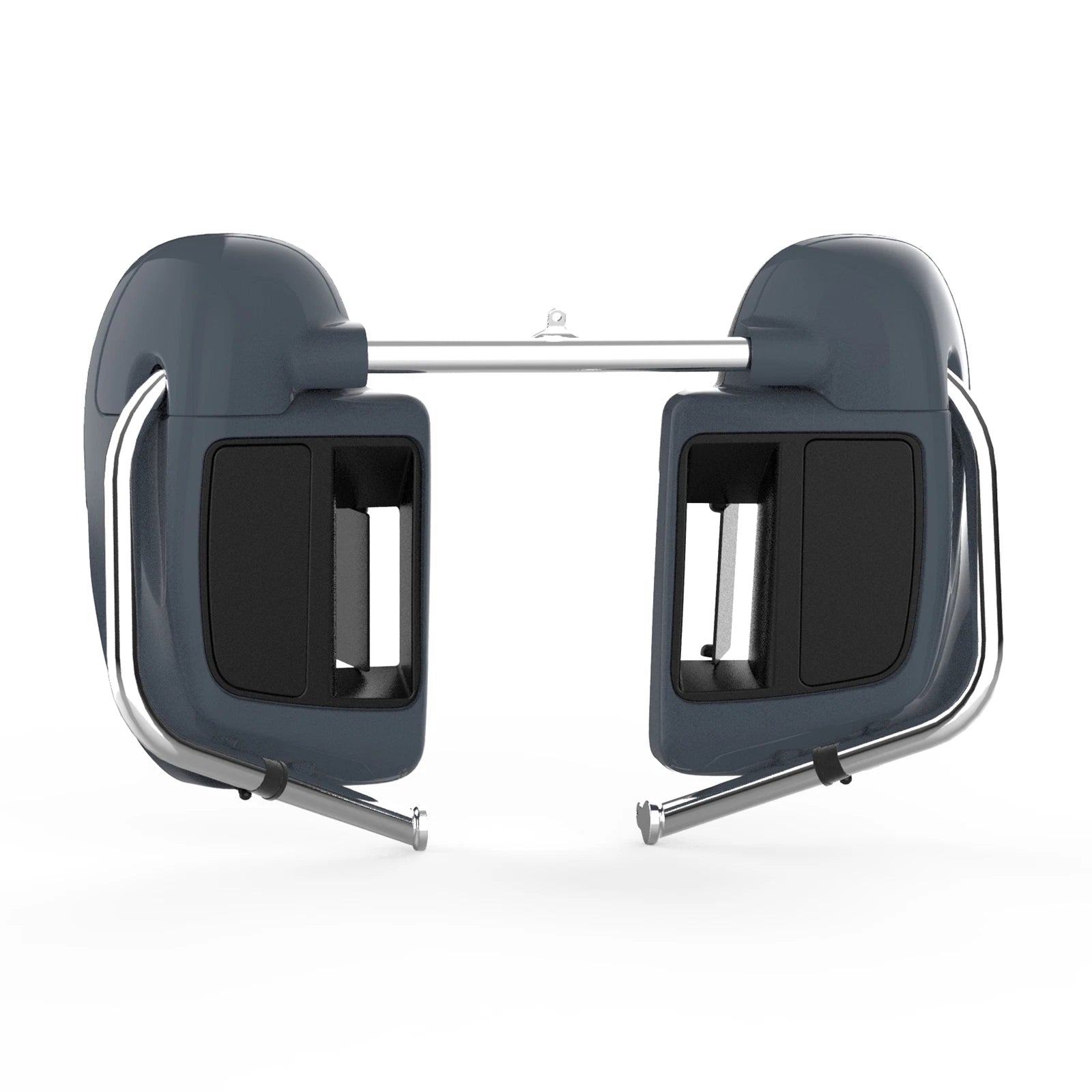Lower Vented Fairings for Harley Road Glide (2014–2023) Gunship Gray