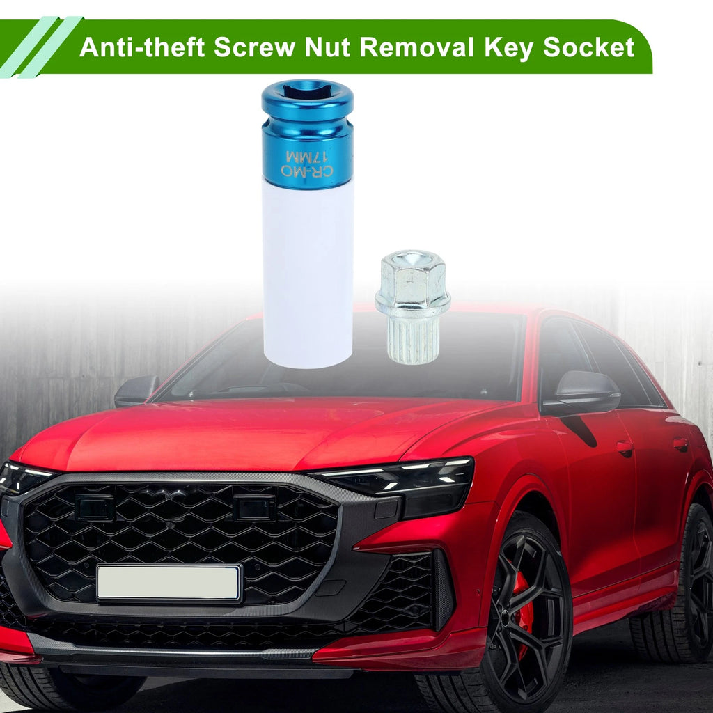 Set of 1 Wheel Lock Lug Nut Screw Removal Key Socket 8/20PT for Audi VW
