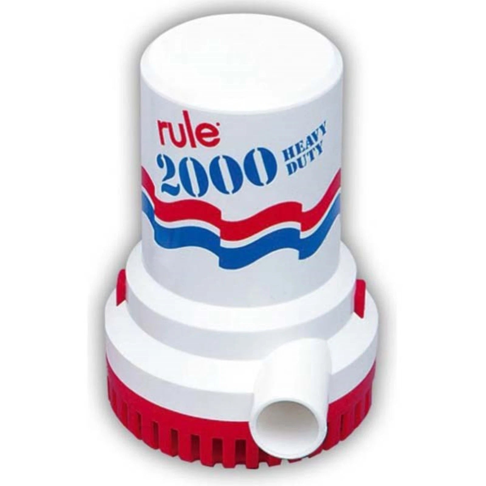 12V Bilge Pump for Rule 10 (2000 GPH) with 1 1/8" Discharge