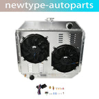3 Row Radiator with Shroud Fan & Relay for Ford F100 F150 F250 F350 Bronco (1966–1979)