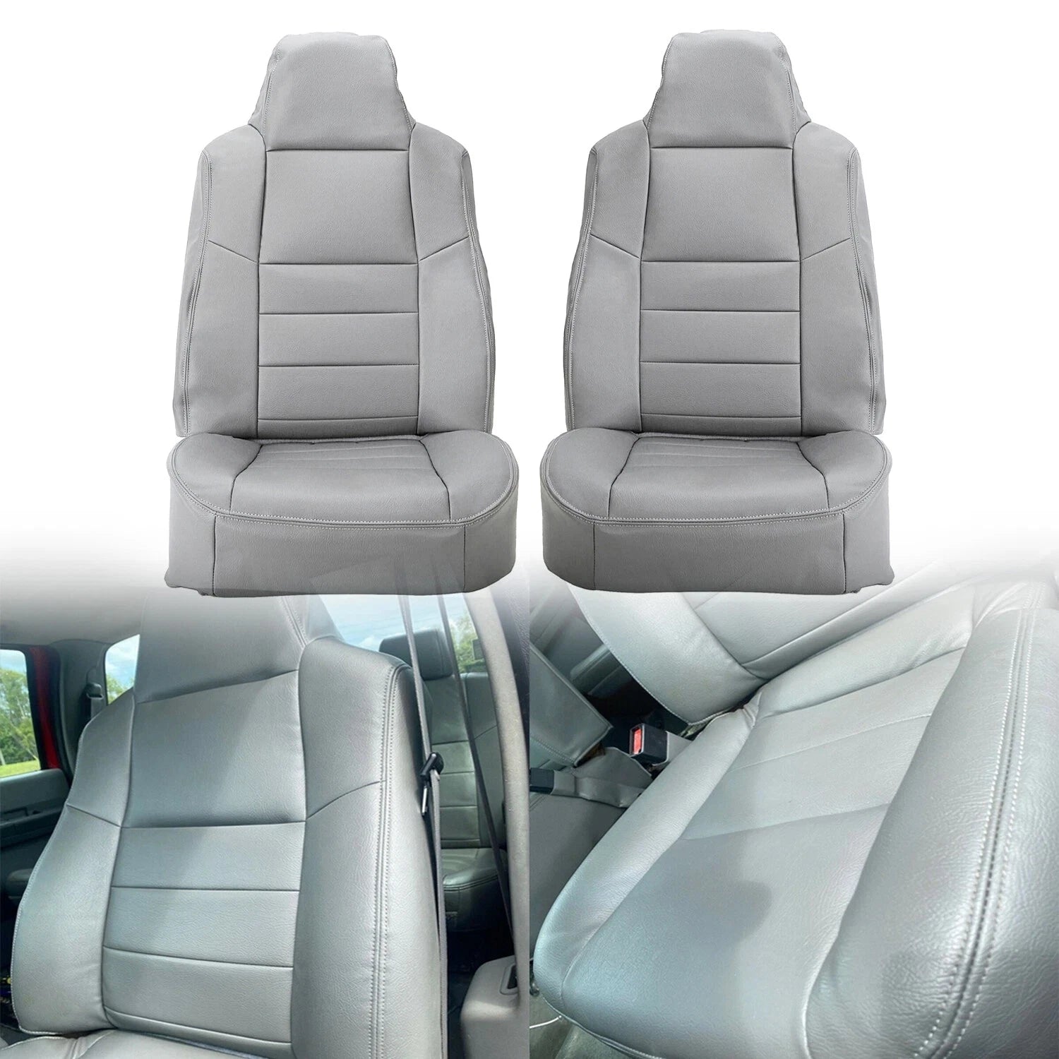 Full Front Seat Cover for Ford F250 F350 Lariat XL XLT Super Duty (2002–2007)