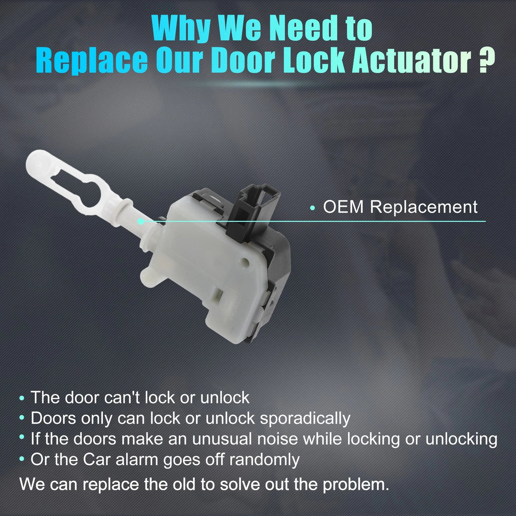 Rear Liftgate Door Lock Actuator for Audi A4 Quattro (2002–2005) No. 8E5962115B