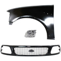 Driver Left Side Fender Quarter Panel for Ford F-150, F-250