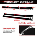 Universal Lower Side Skirt Winglets Diffusers Bottom Line Extension