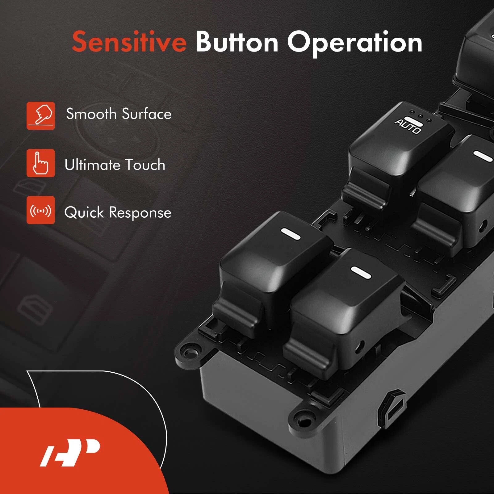 Front Left Power Window Switch for Kia Rio (2013-2014)