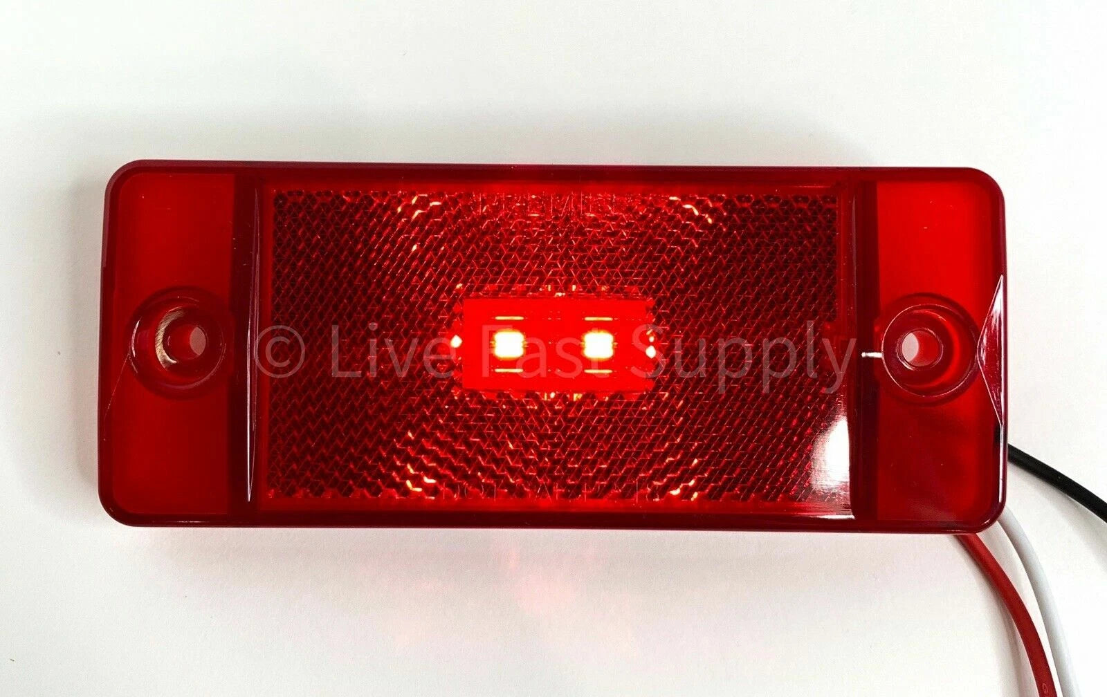 LED Side Marker Lights Full Set for Ford Bronco (1970–1977) Red Amber
