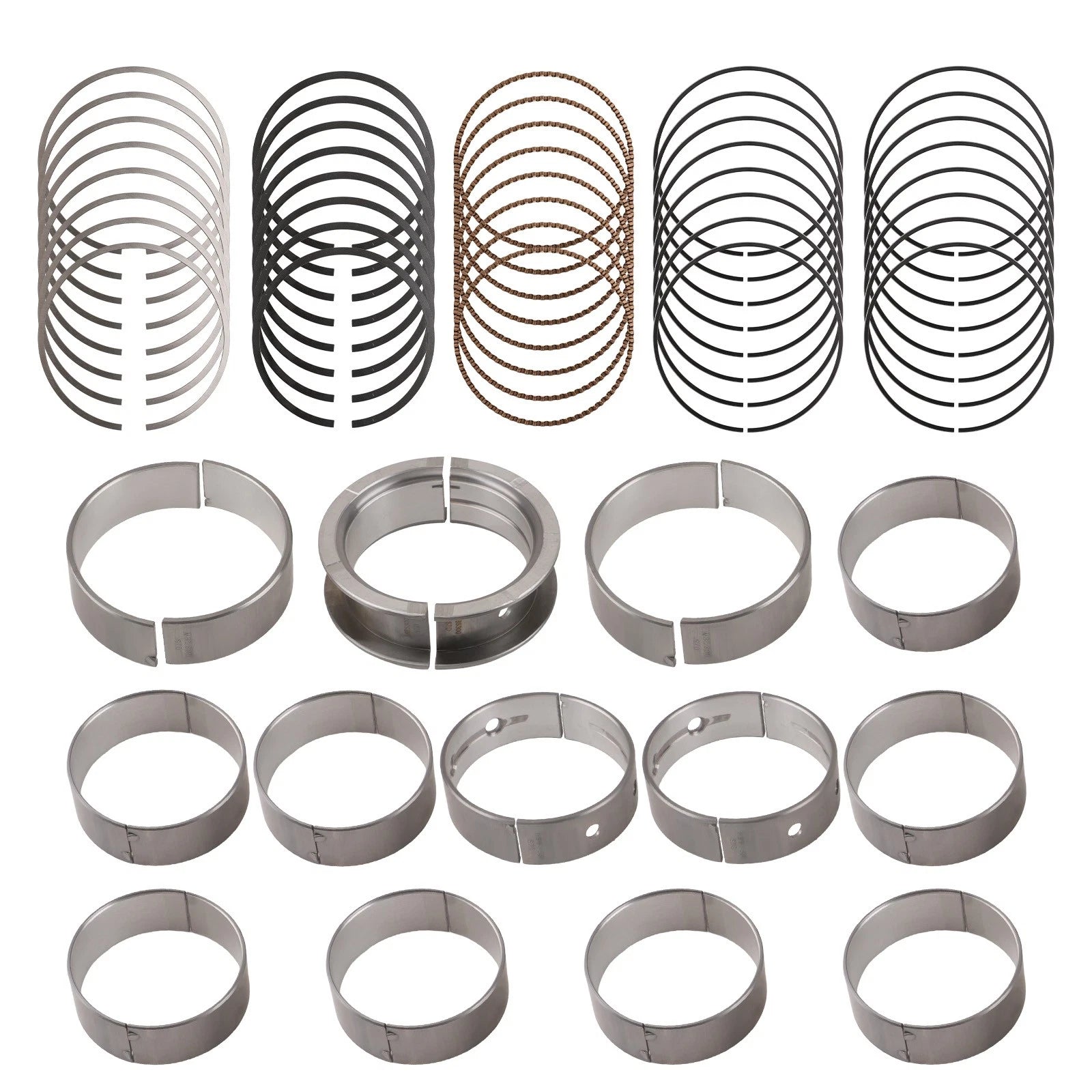 Rod & Main Bearing Set and Piston Rings for Chevy GMC LS (1999–2013)