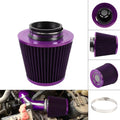 3" High Flow Inlet Cold Air Intake Cone Filter for Various Models