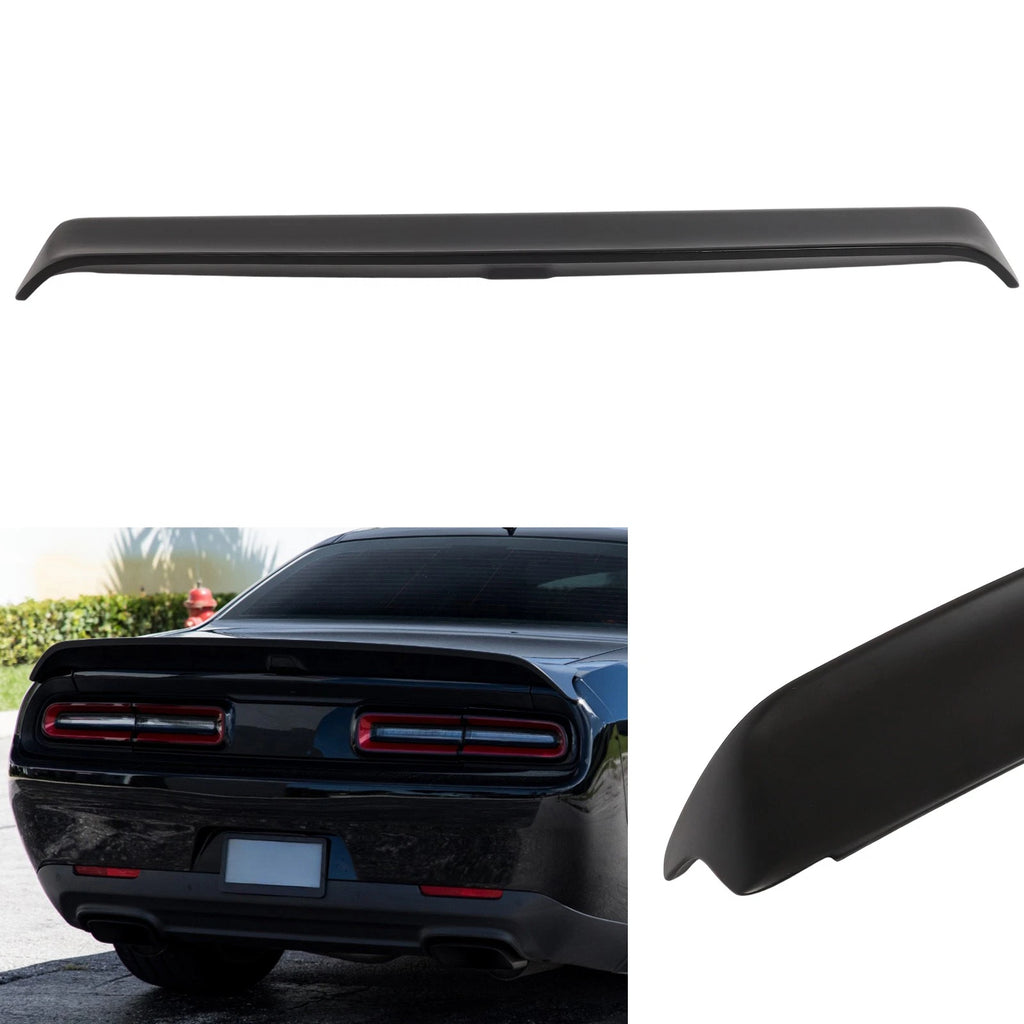 Rear Trunk Spoiler for Dodge Challenger (2008–2023) Matt Black Redeye Style