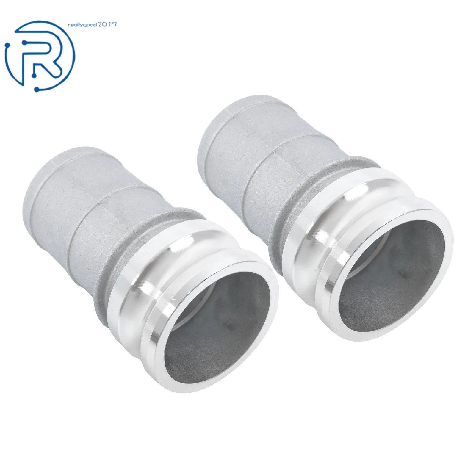 2X Type E Aluminum Cam Groove Hose Fitting for Global 3" Hose ID