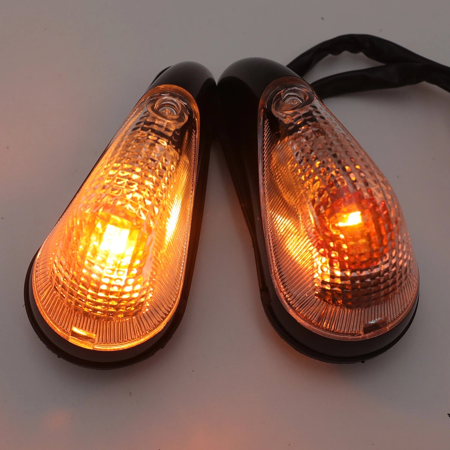 Black Euro LED Flush Mount Turn Signal for Yamaha YZF-R6S/ZZR 600 (2005–2010)