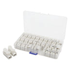 55PCS Quick Connect Electrical Wire Terminal Block Connector for 220V 6A