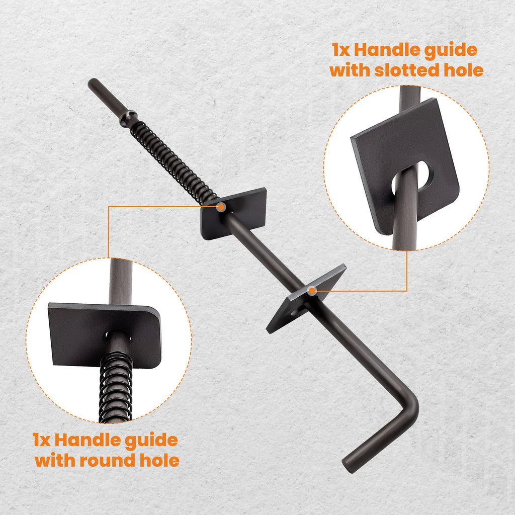 Underbed Flatbed Hitch for Trucks (Universal, 6" Wide x 8" Long)